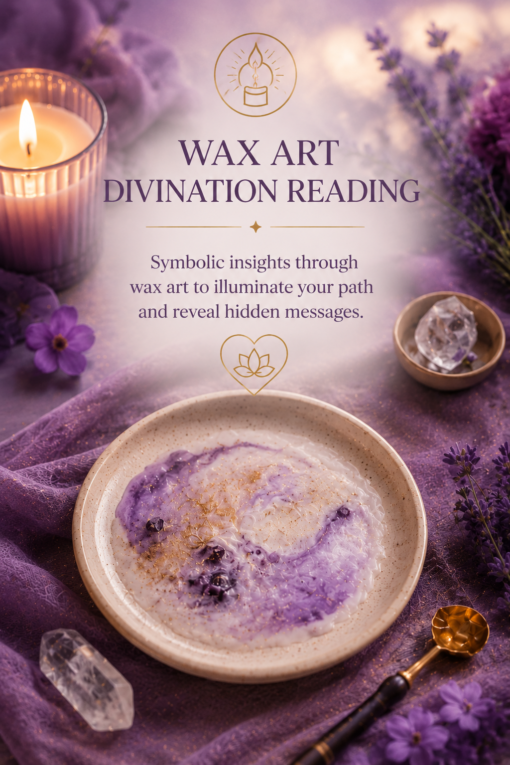 Messages in the Wax Reading Wax art divination